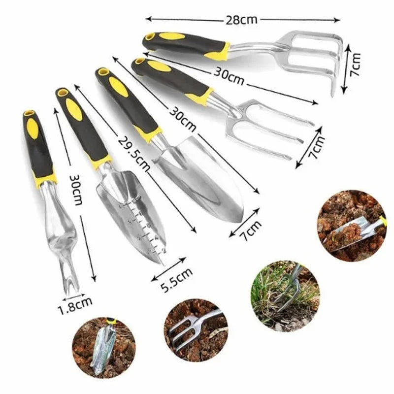 Juego de Herramientas de Jardinería Multifuncionales