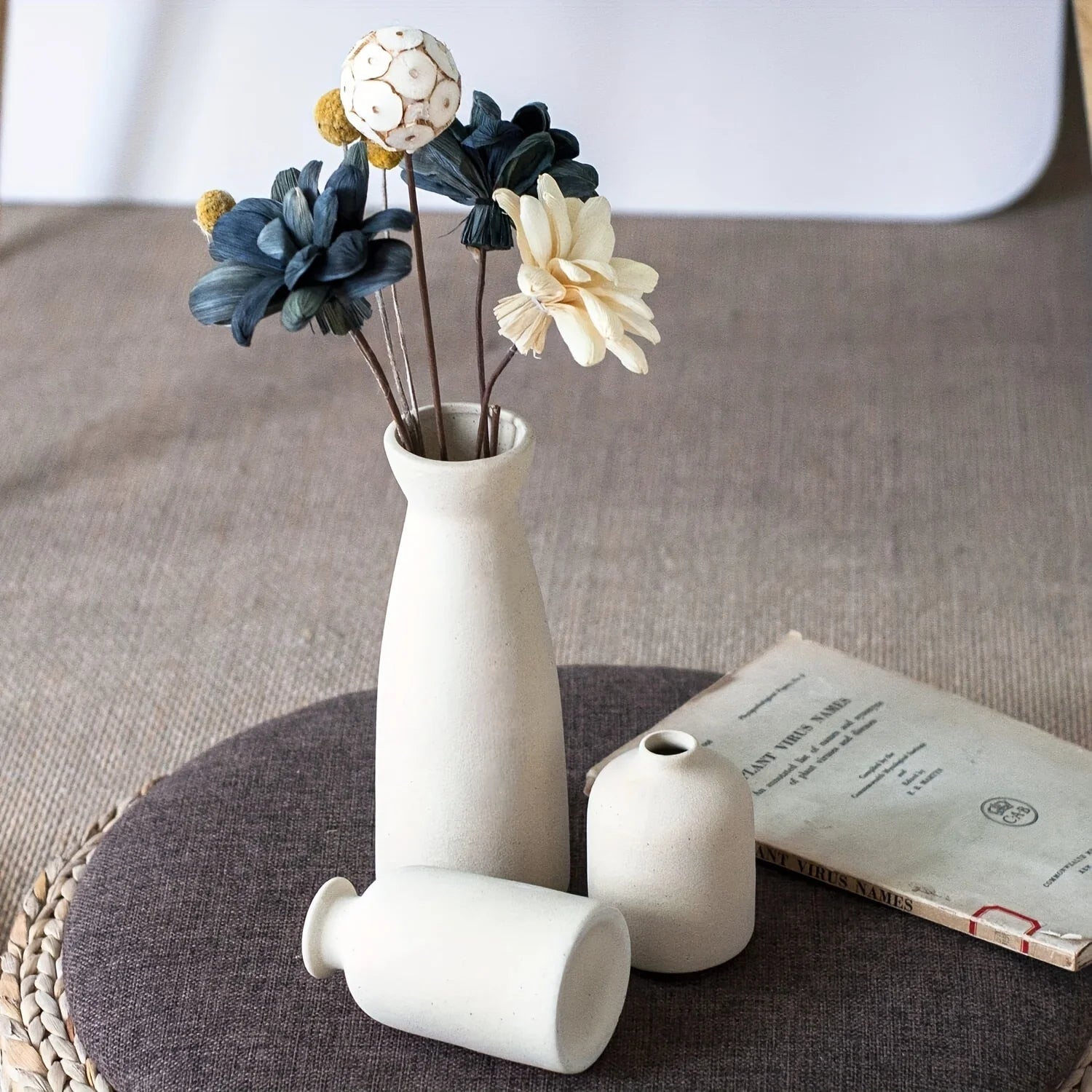 RusticFarm Ceramic Vase Set