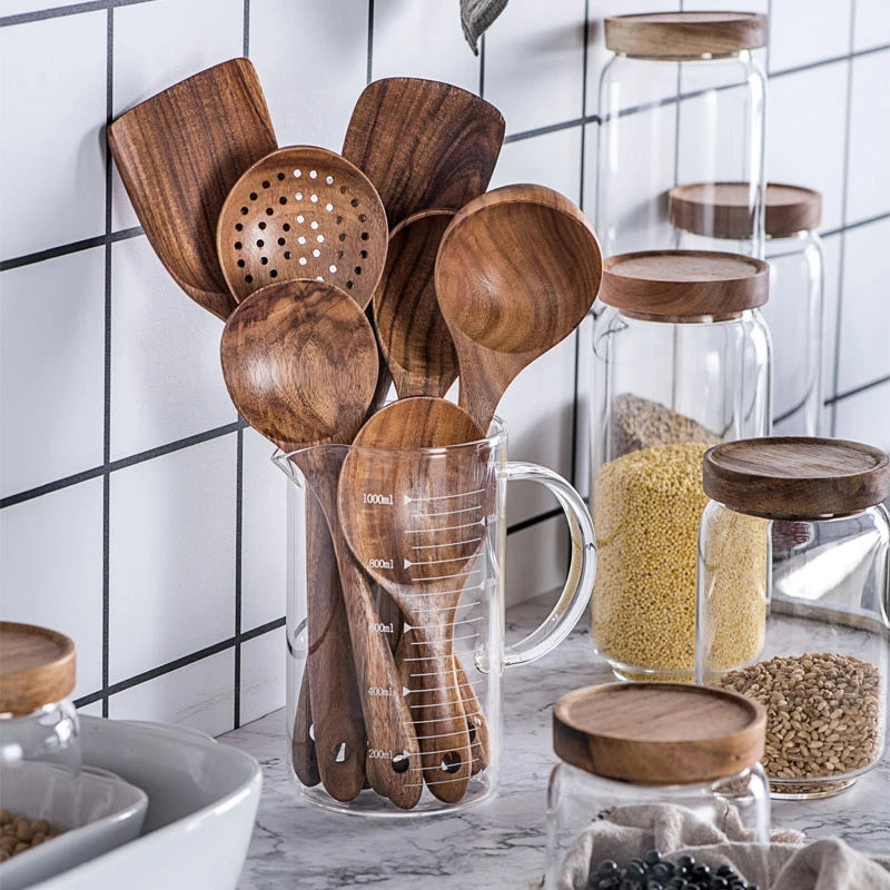 TeakMaster Wooden Tableware