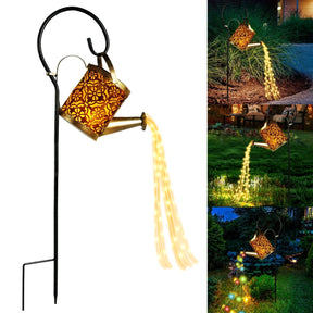 LED Solar Watering Can - Decorative Lamp for Garden and Outdoors