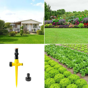 Garden Sprinkler with 360° Rotation